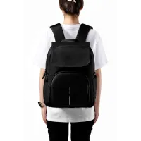 XD Design Bobby Soft Daypack Hırsızlık Önleyici Sırt Çantası Siyah 15L
